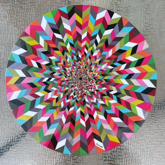 French Bull Other - French Bull Ziggy Lazy Susan – 15.75” Vibrant Rotating Melamine Platter